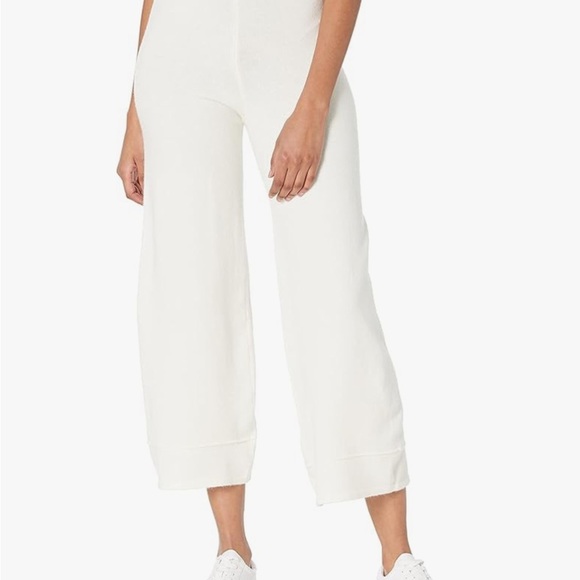 The Drop Bernadette Pull-on Loose-fit Cropped Sweater Pants Cream Sz 2X Women - Picture 2 of 7